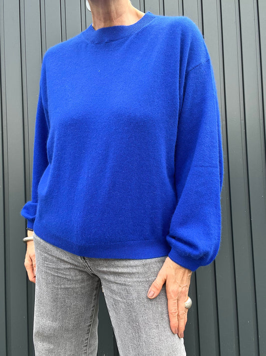 COLORADO pull sweater manches bouffantes royal blue