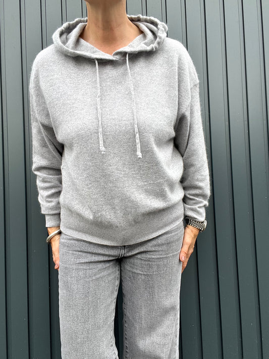 PUEBLO pull à capuche light grey