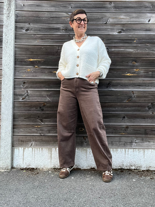 TORRY pantalon coupe "barrel"