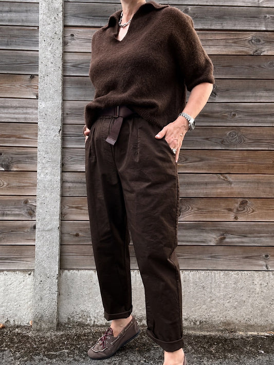FELIX pantalon chino magique choco