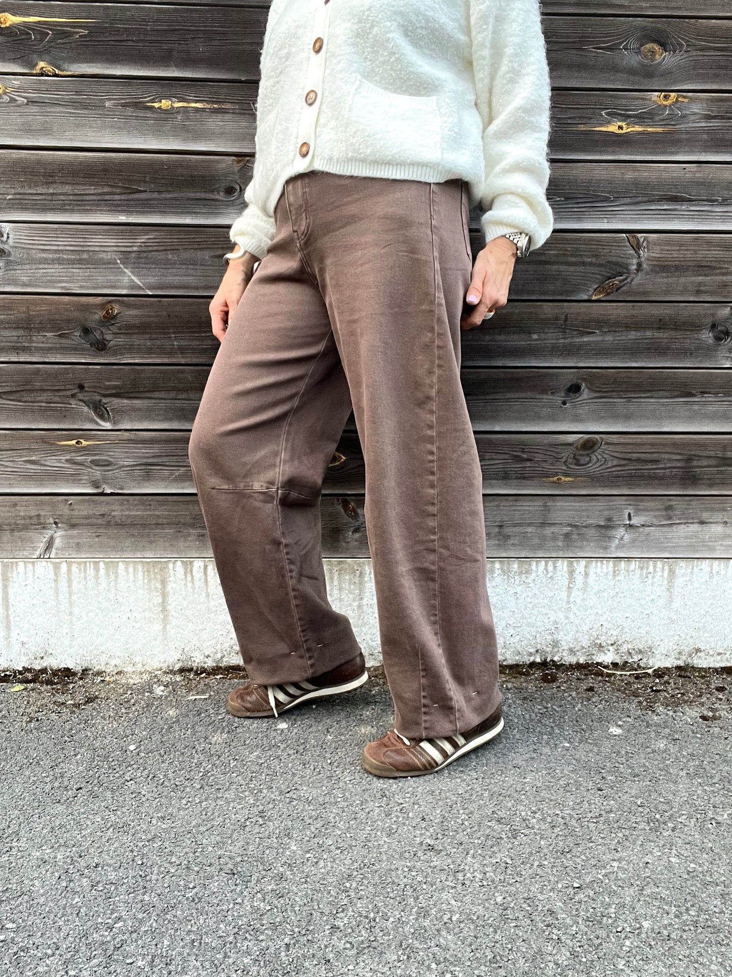 TORRY pantalon coupe "barrel"