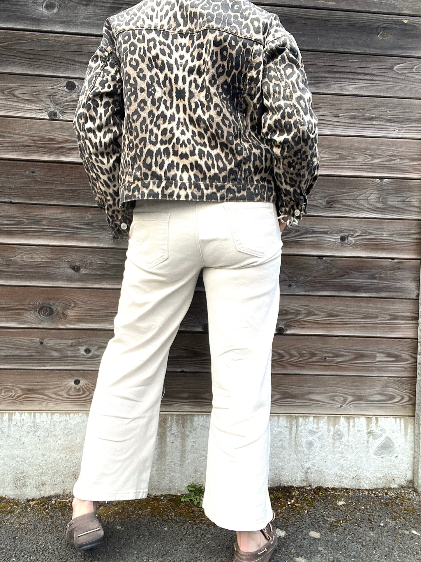 TRAVELLING pantalon droit 7/8 beige