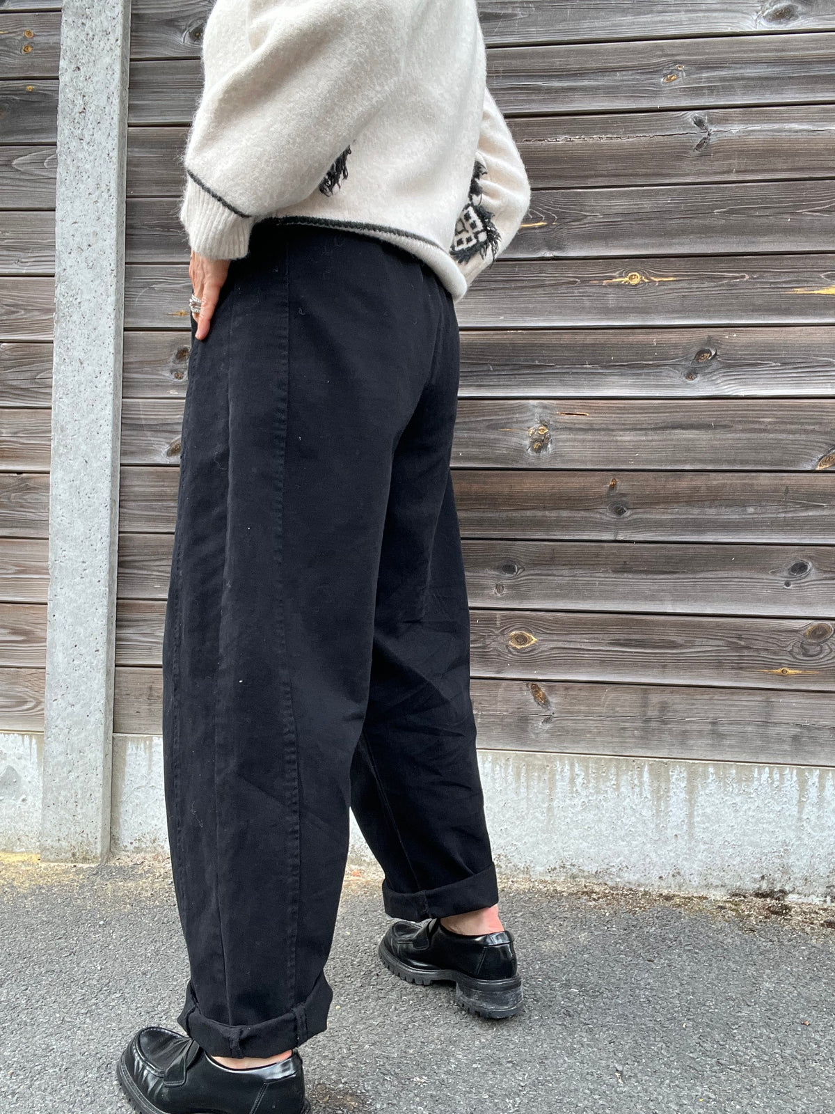 DIVA pantalon barel black