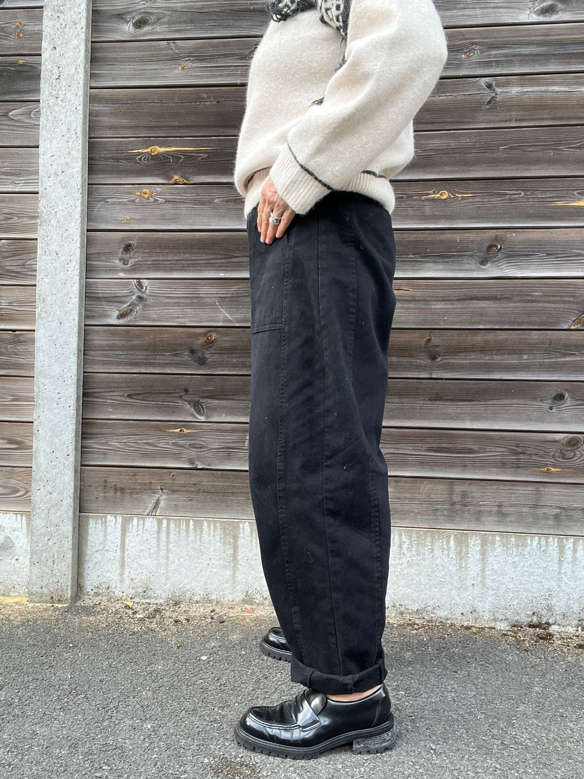 DIVA pantalon barel black