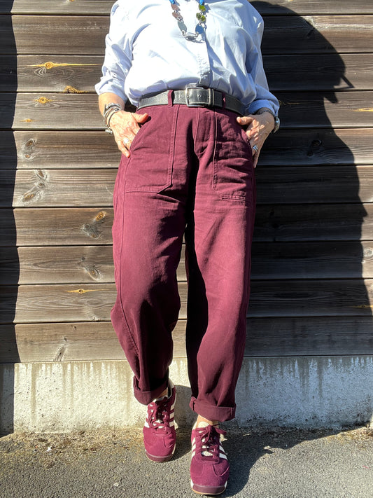 DIVA pantalon barel wine