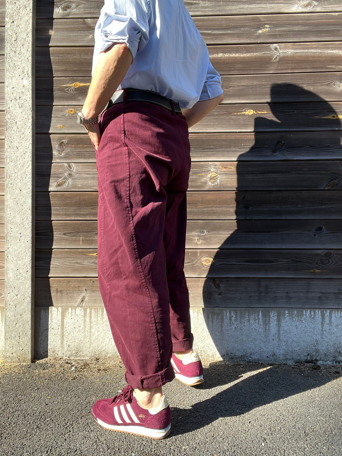 DIVA pantalon barel wine