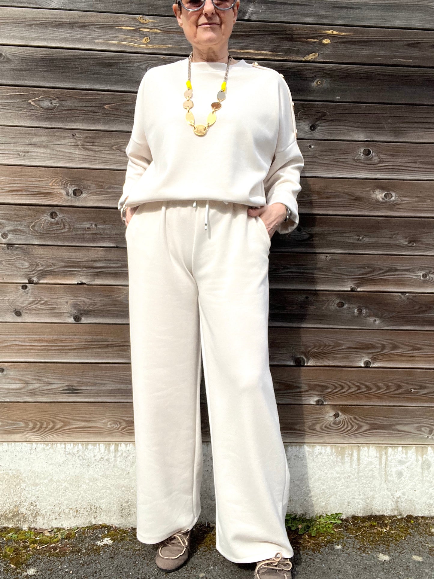 PANGE pantalon jogging chic beige ‼️ réassort en cours‼️