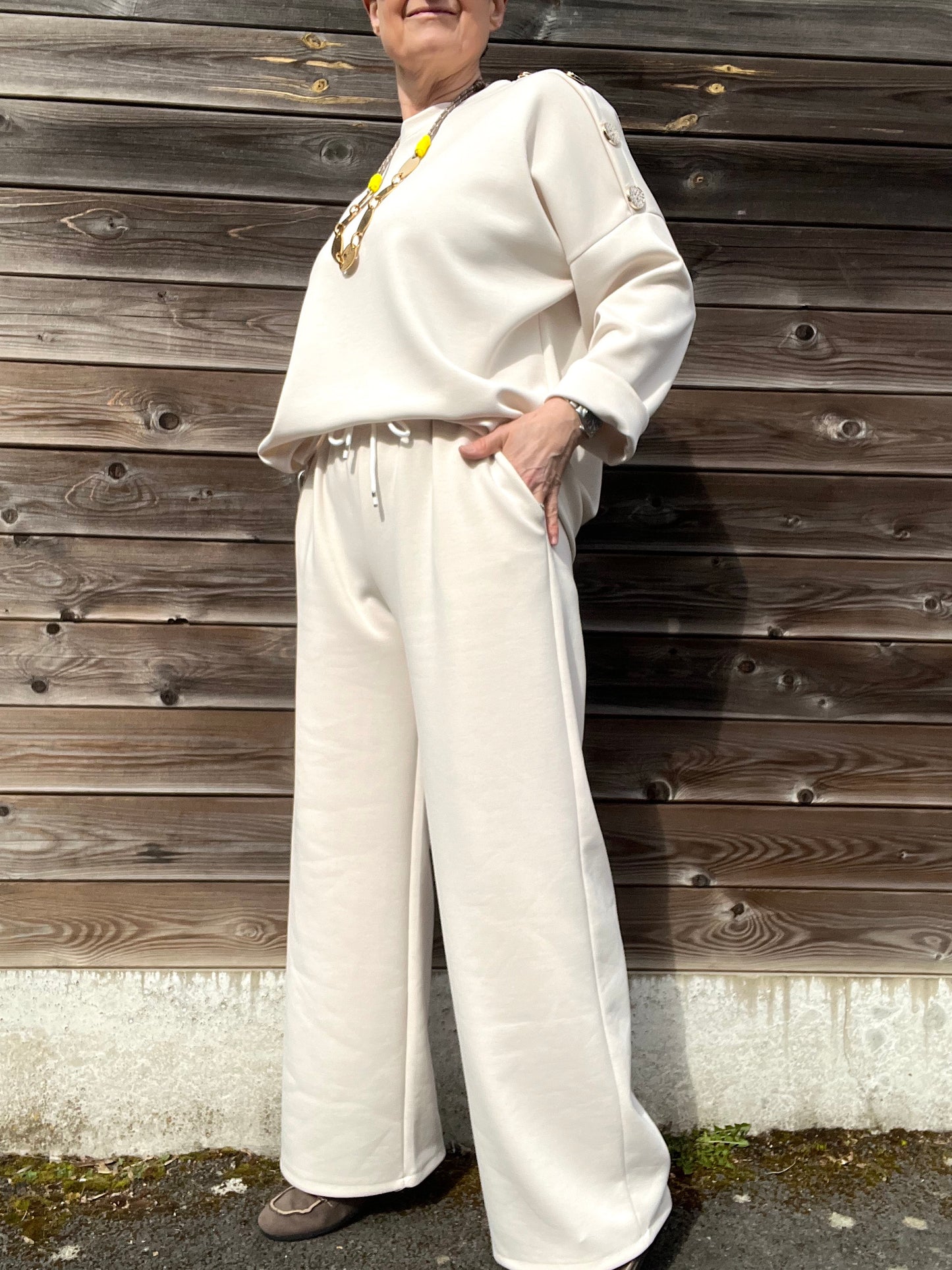 PANGE pantalon jogging chic beige ‼️ réassort en cours‼️