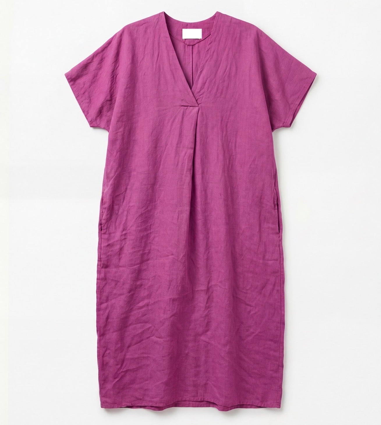 CALI robe caftan en lin orchid