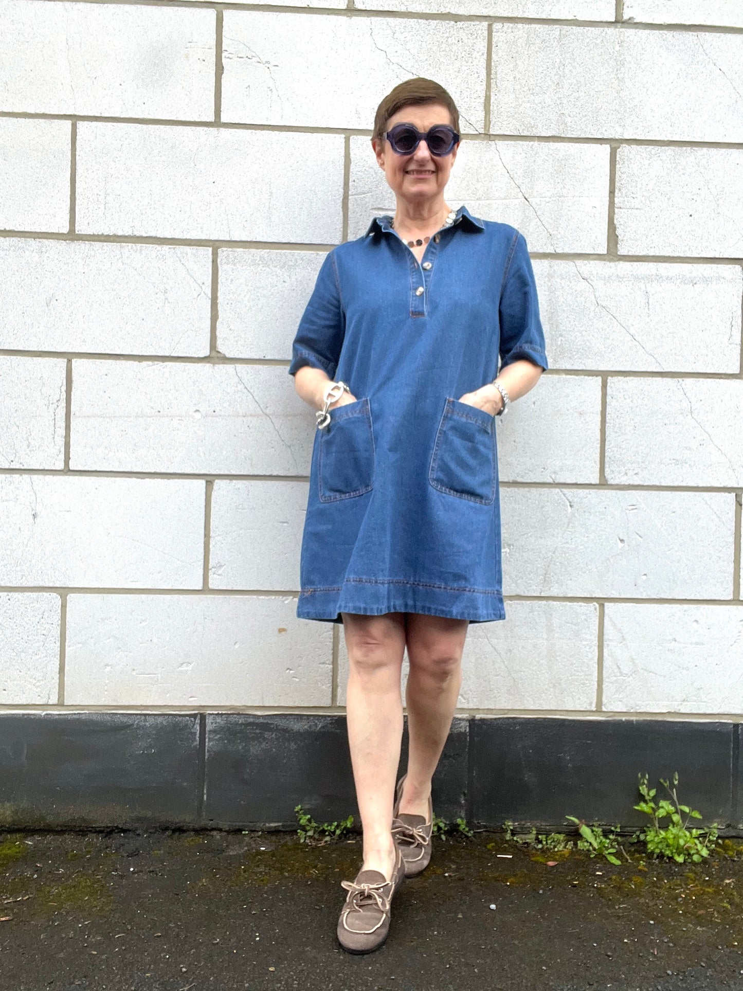 COOKIE robe en jeans blue