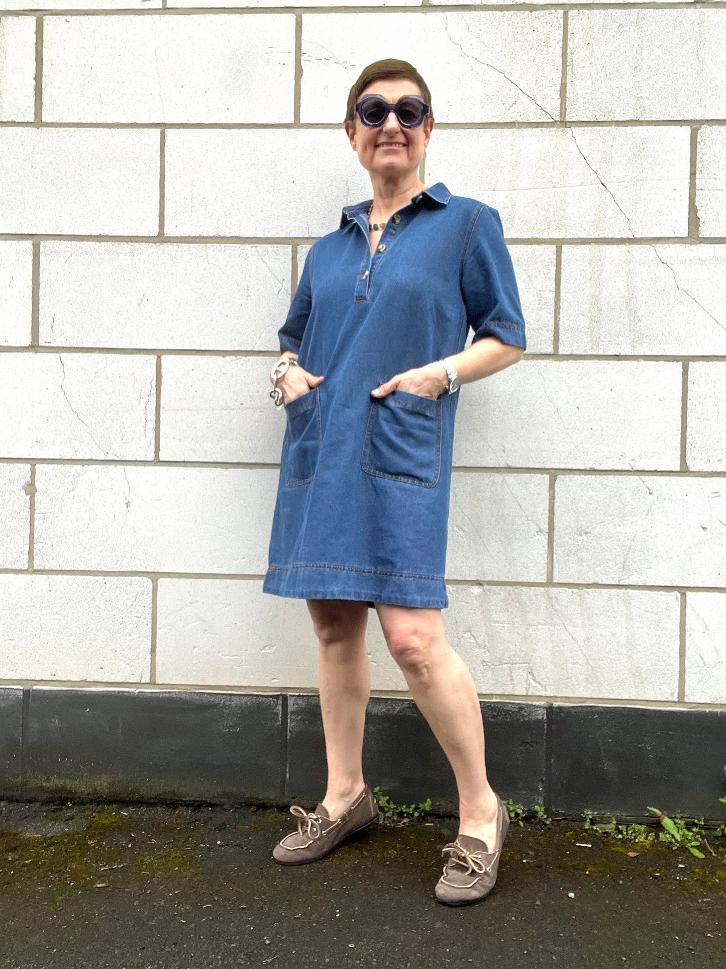 COOKIE robe en jeans blue