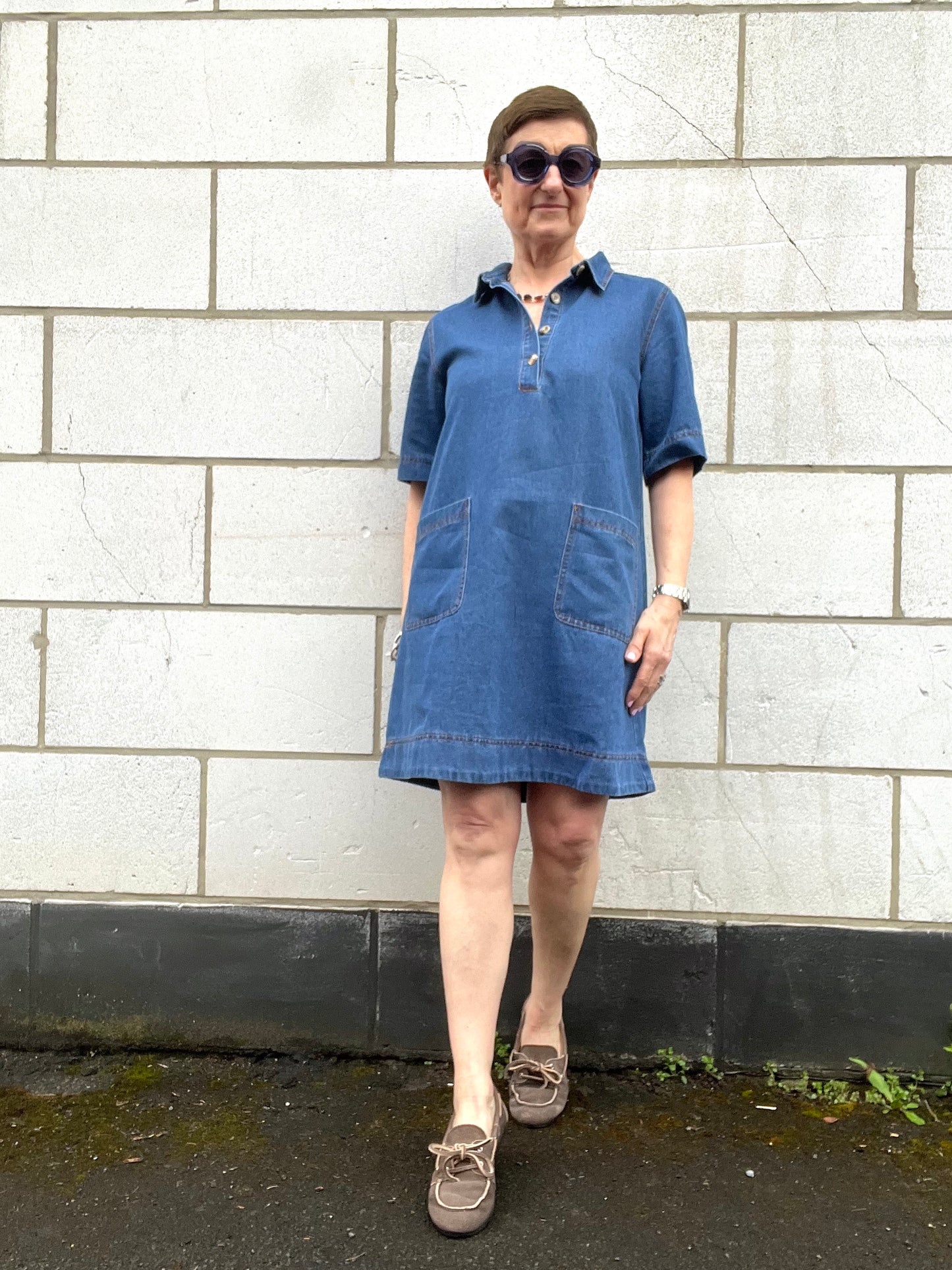 COOKIE robe en jeans blue