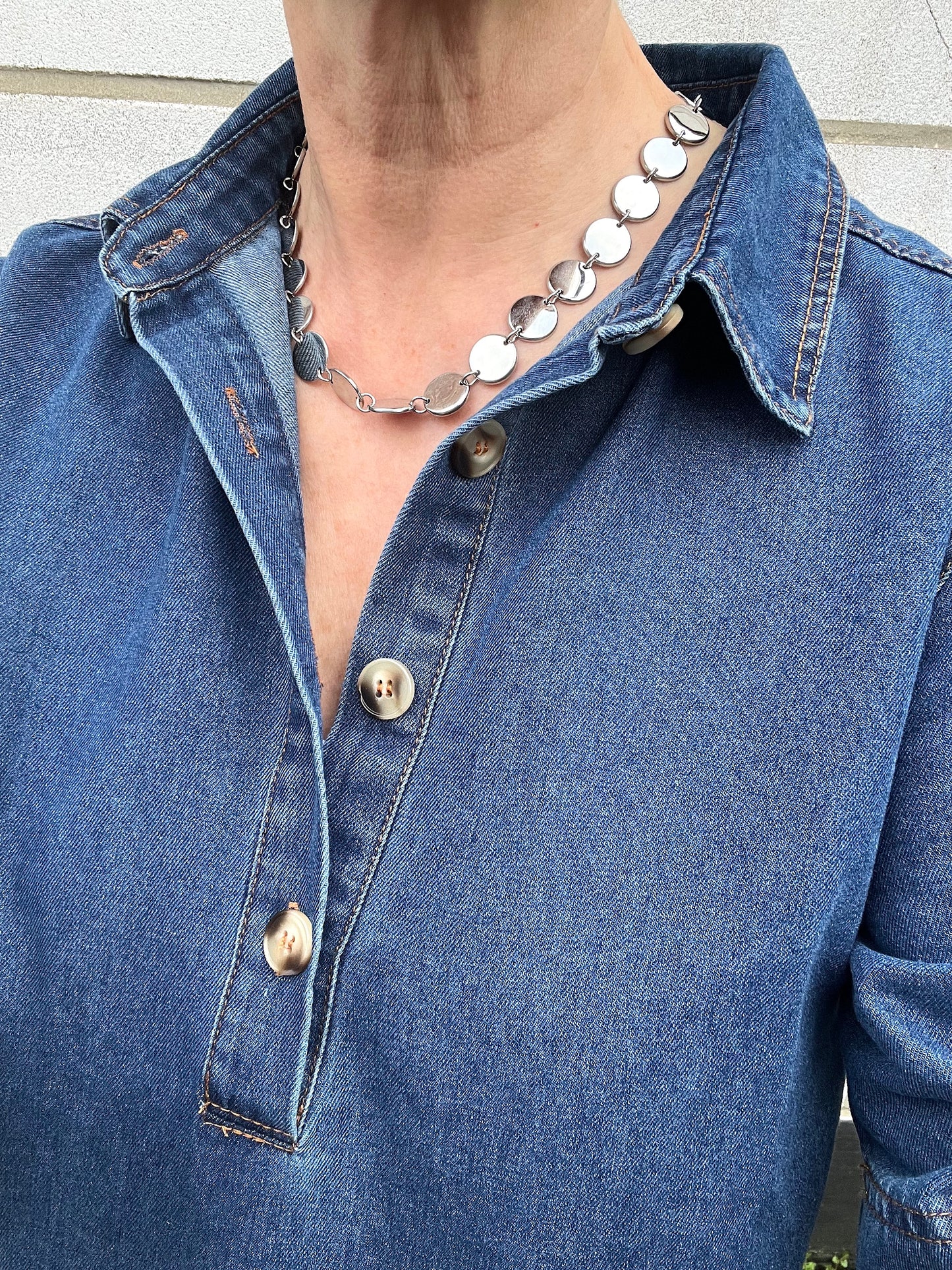 COOKIE robe en jeans blue