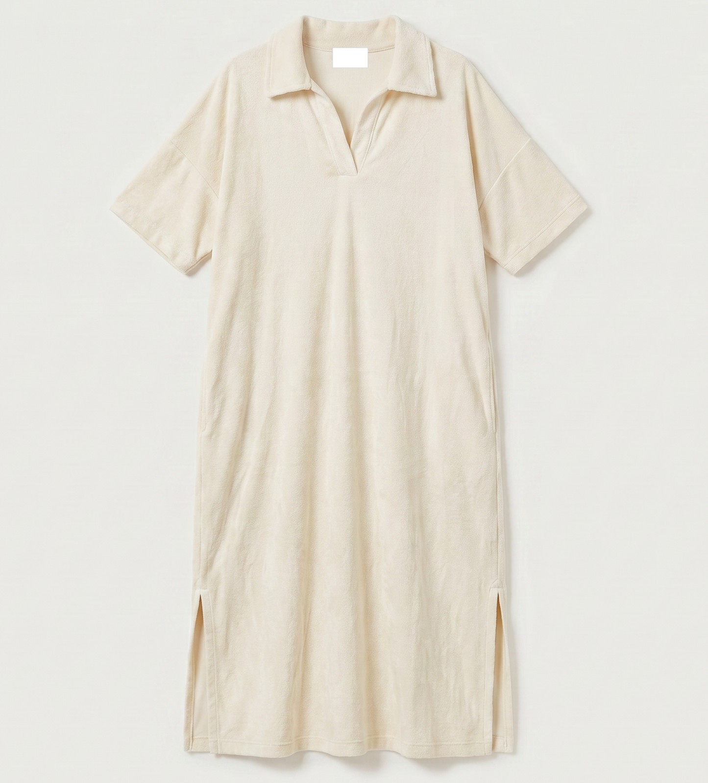 MAJA robe polo en éponge cream