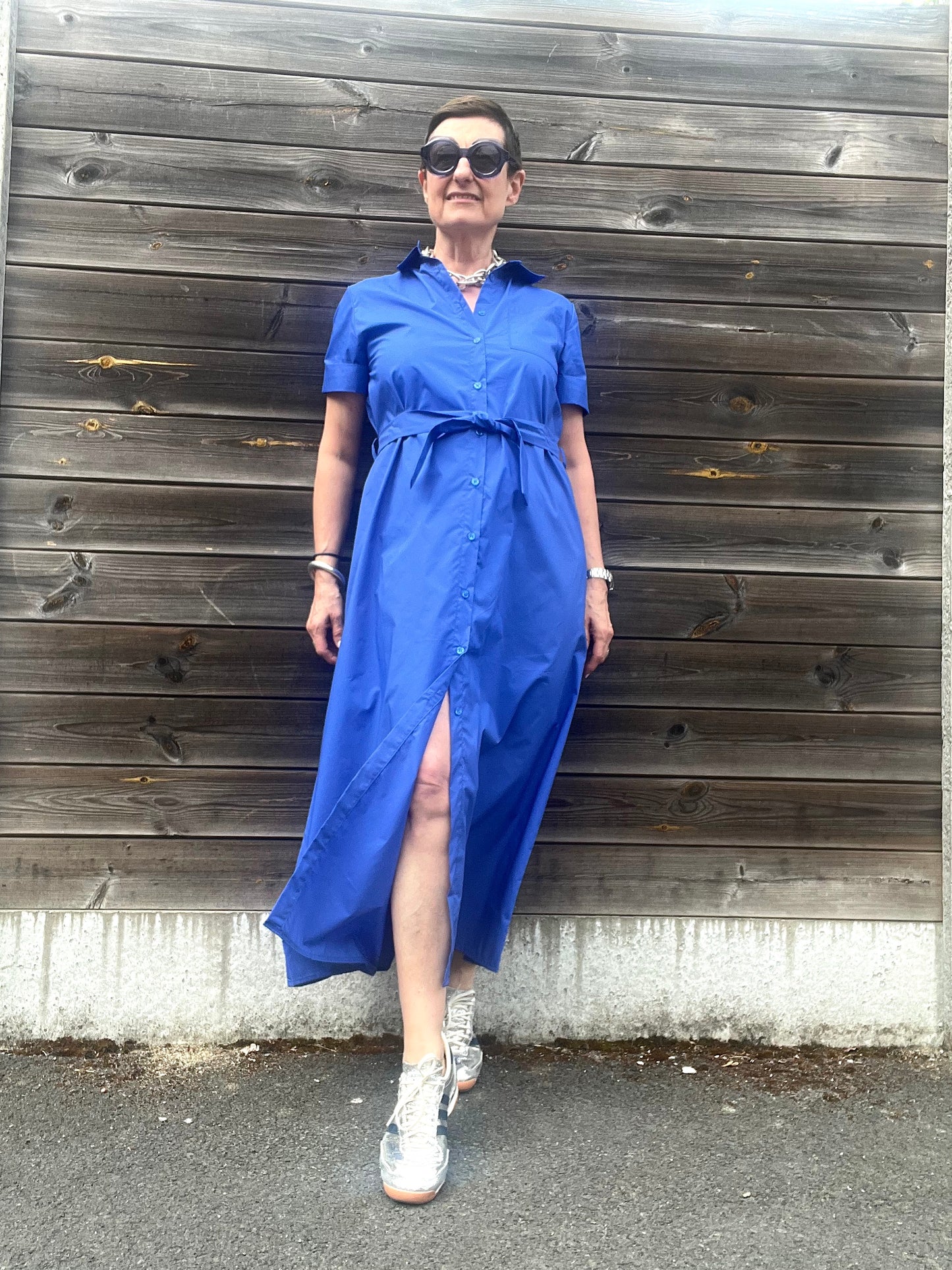 SOLY longue robe chemise