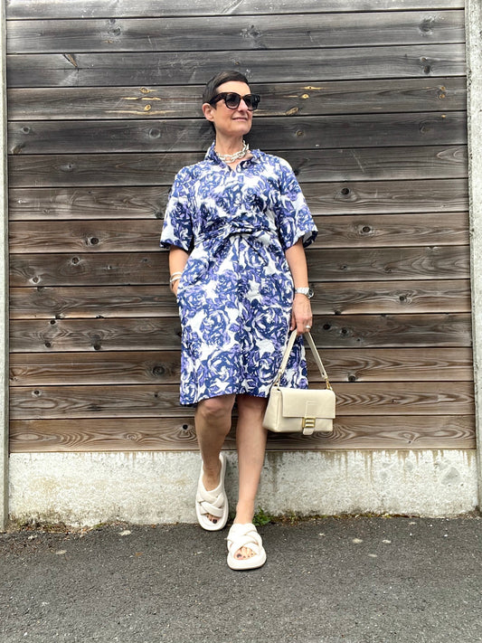 THEA robe nouée imprimé floral