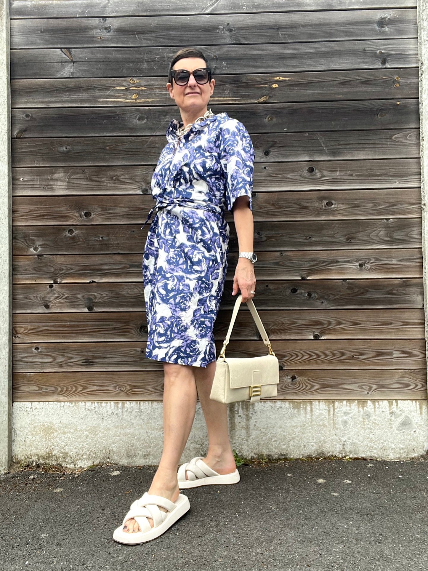 THEA robe nouée imprimé floral