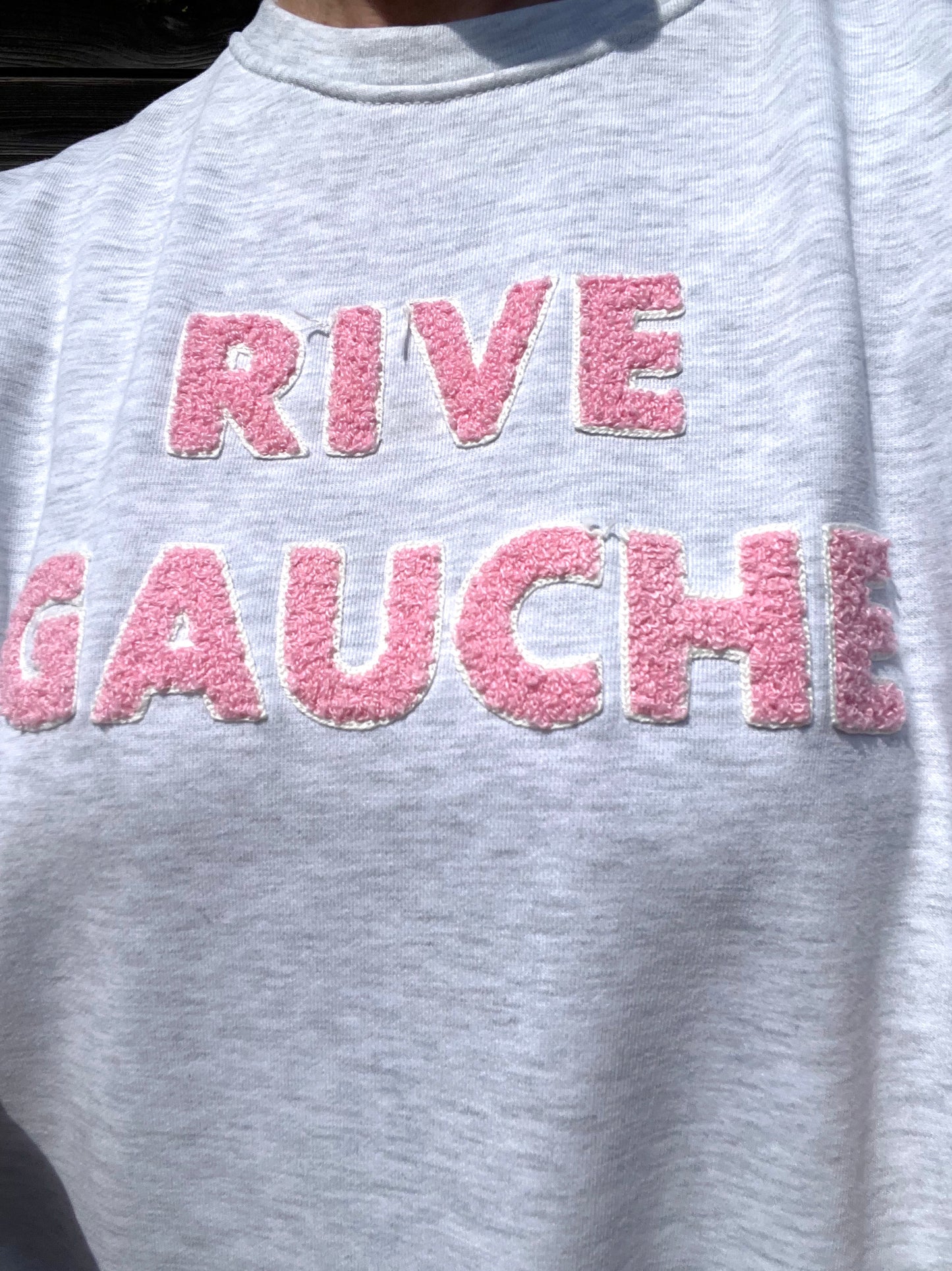 VINTAGE robe jersey broderie graphique
