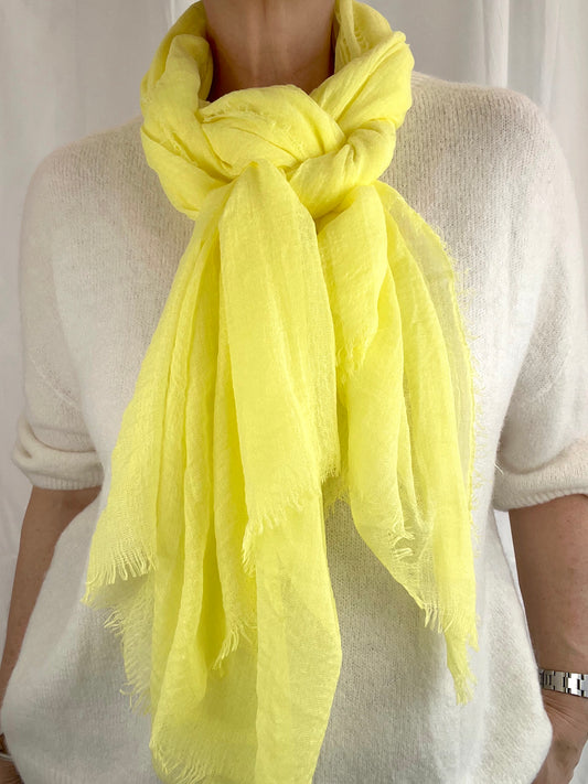 ROOLIT foulard uni butter yellow