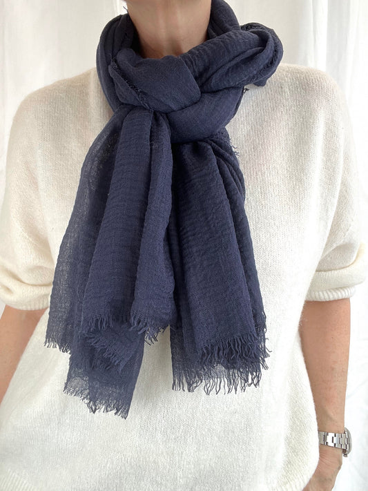 ROOLIT foulard uni navy
