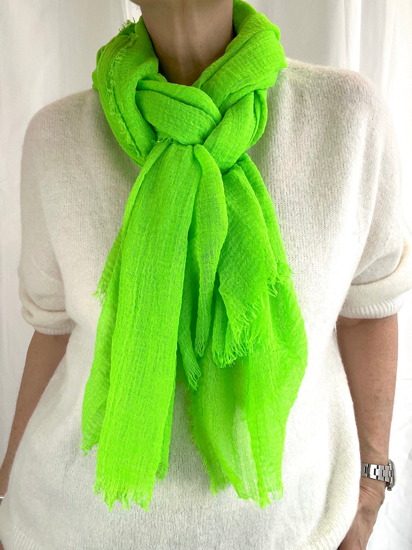 ROOLIT foulard uni neon green