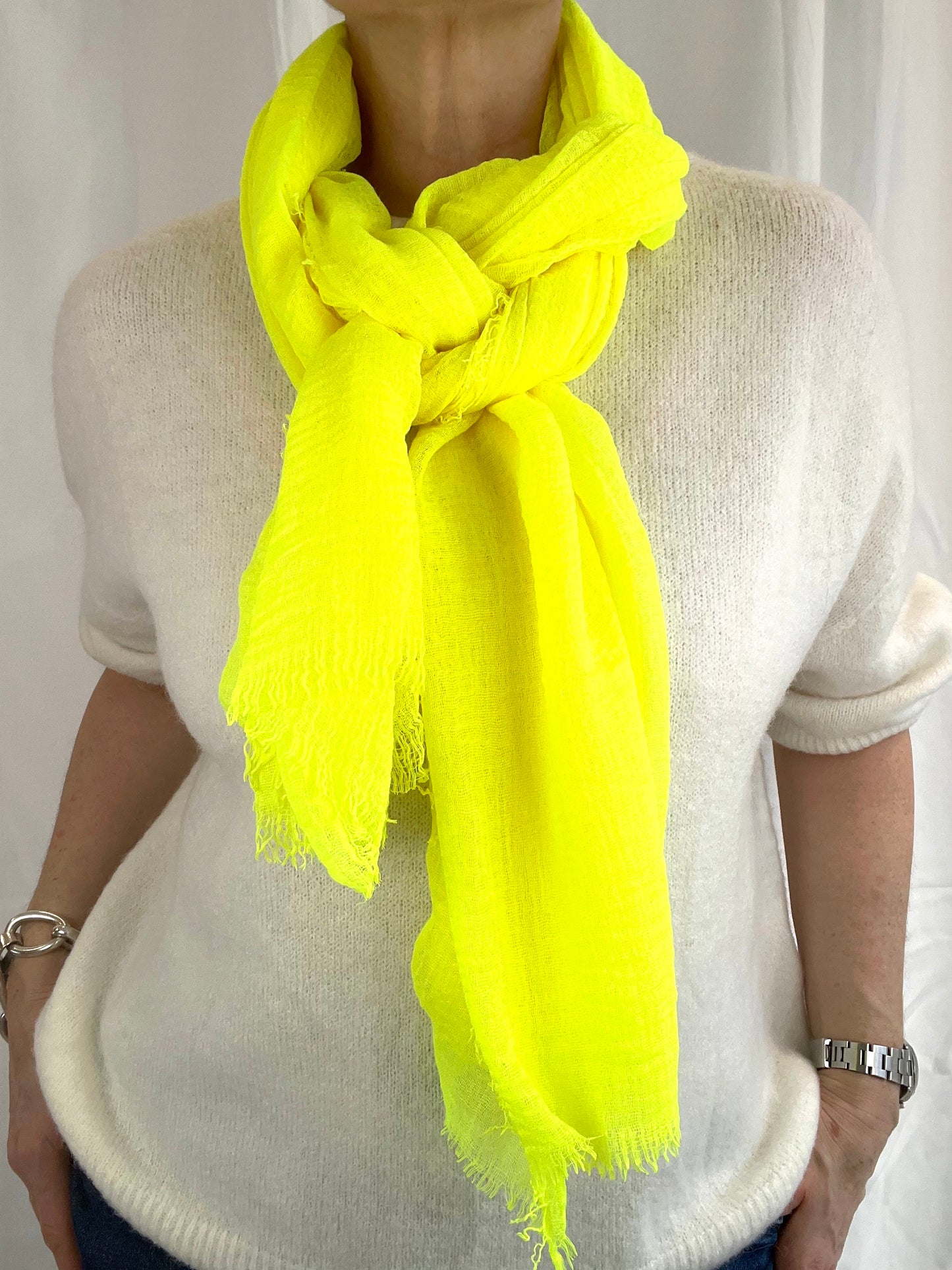 ROOLIT foulard uni neon yellow