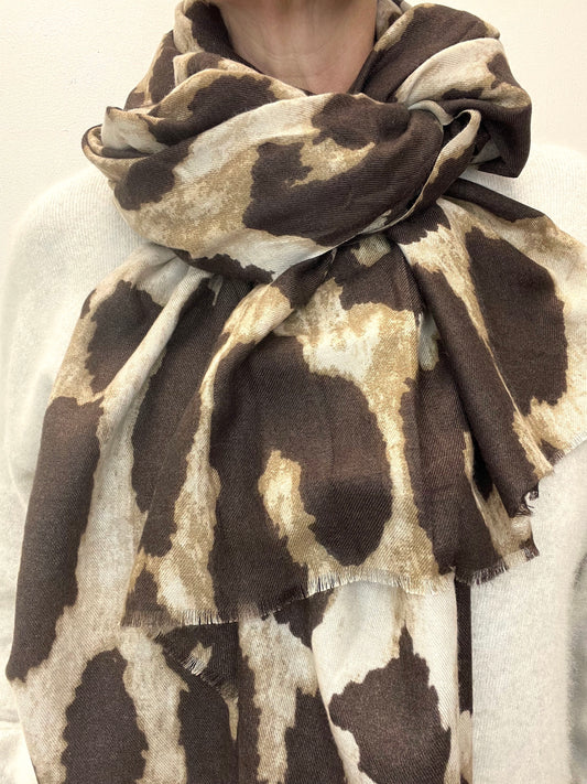 LEONADE écharpe légère imprimée maxi léo