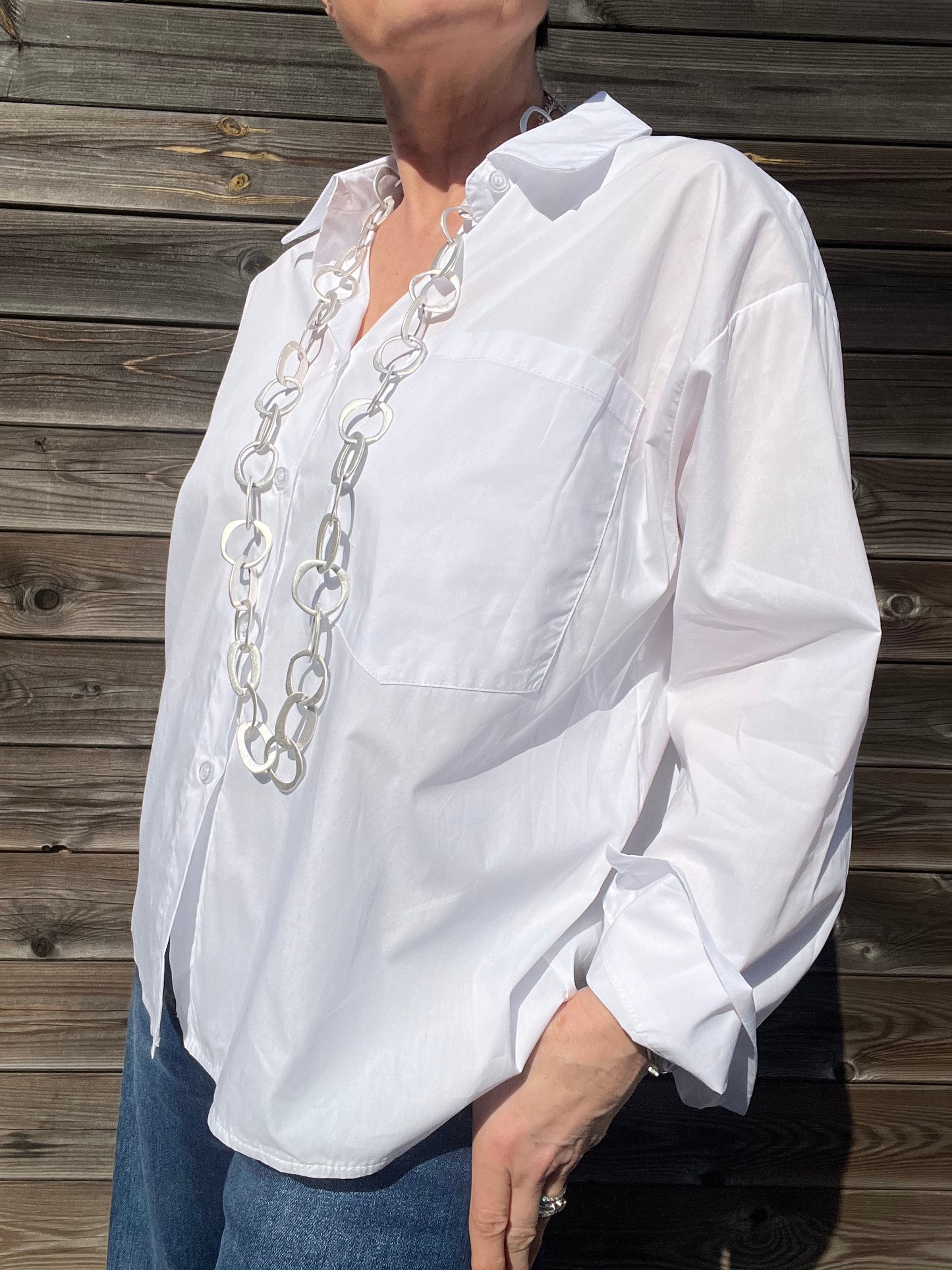 JOB chemise en coton white