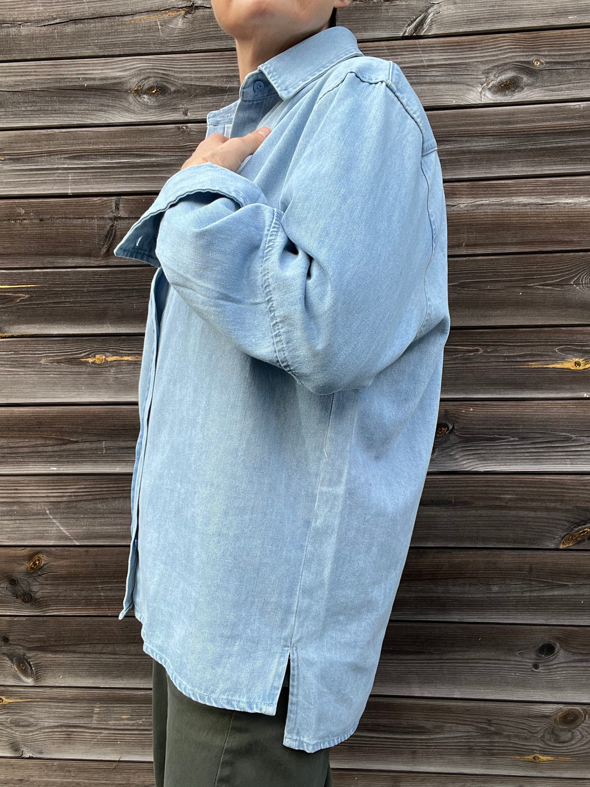 DARIADENIM chemise denim broderie "Adoré you" blue