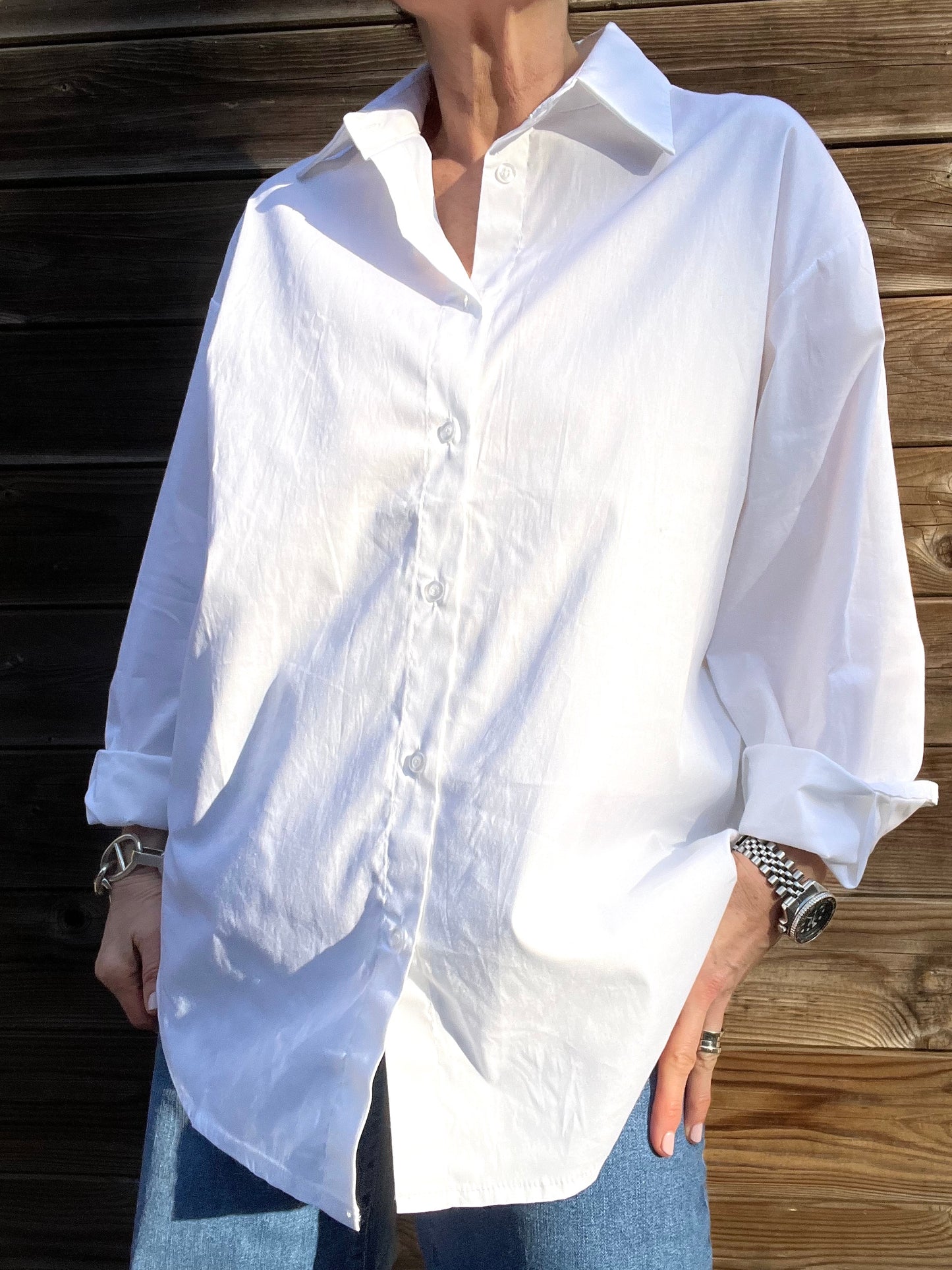 GOVI chemise brodée GOODVIBES