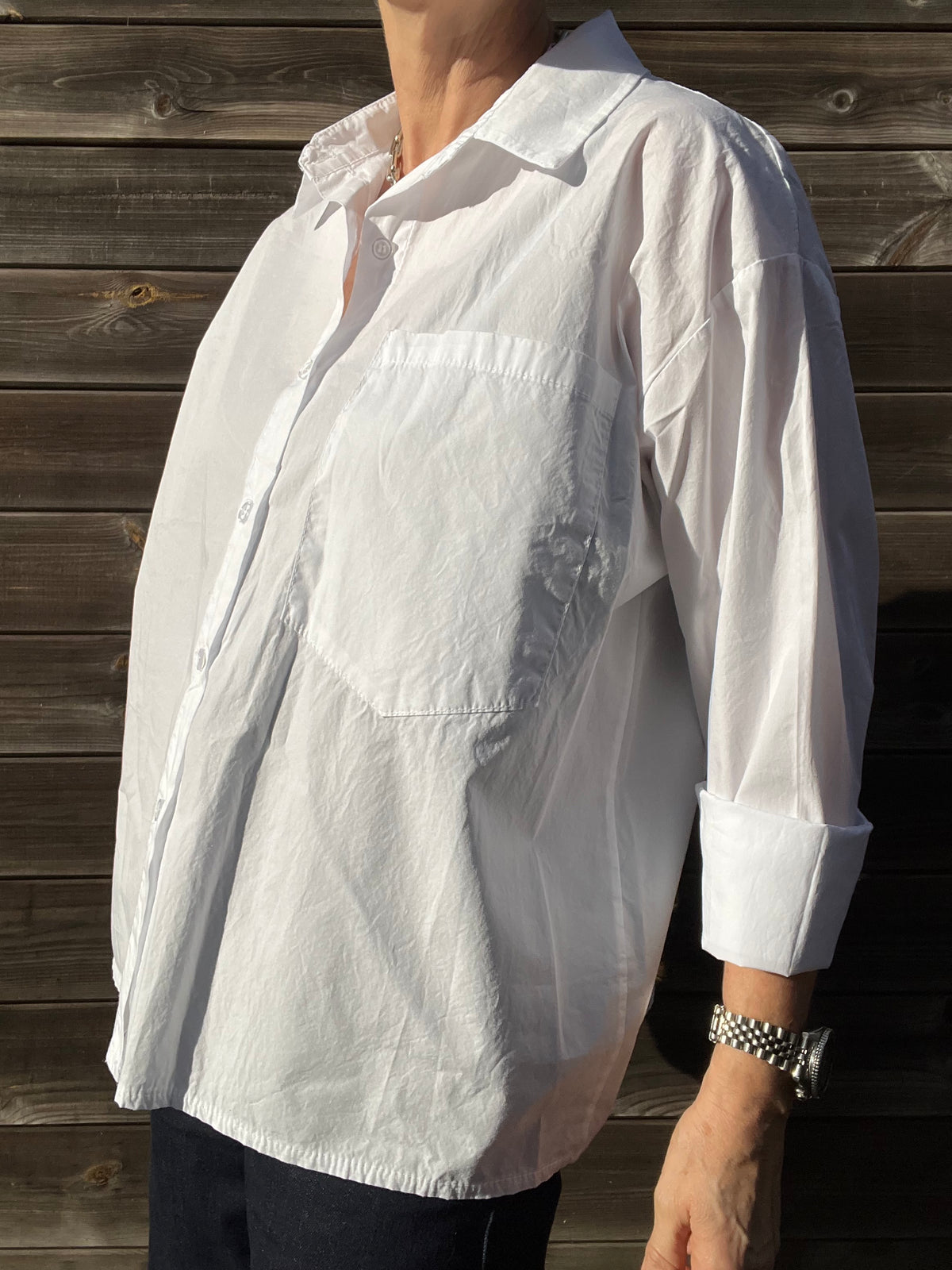 JOB chemise en coton white