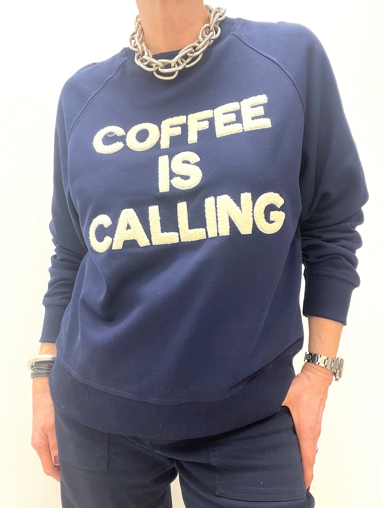 COFFEE sweat à message