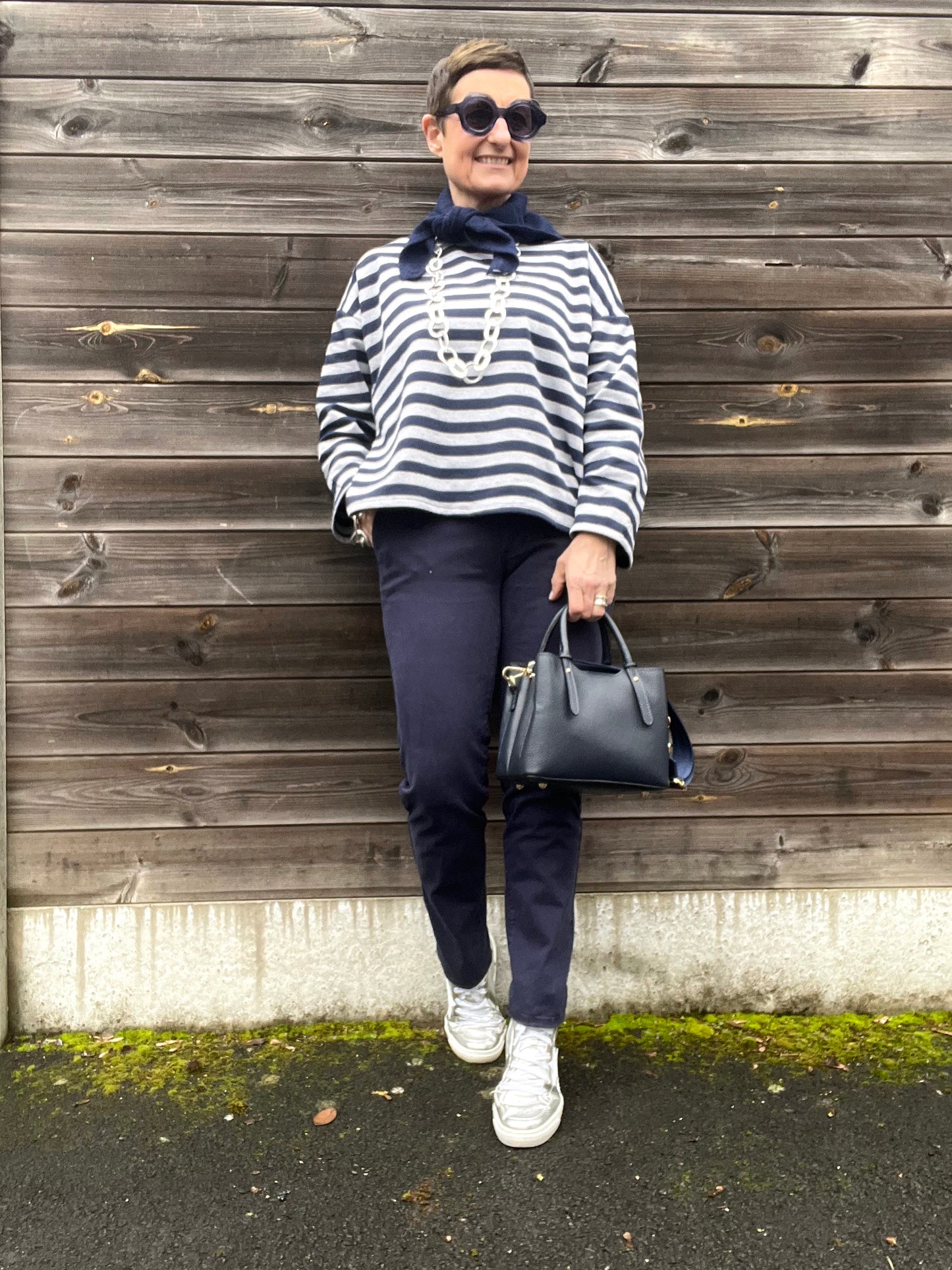 BETSY pantalon chino cigarette