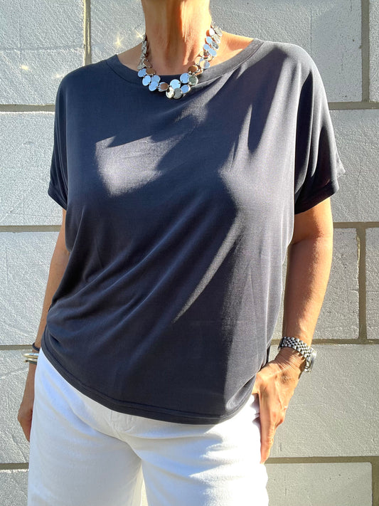 CONSTANZA t-shirt fluide navy