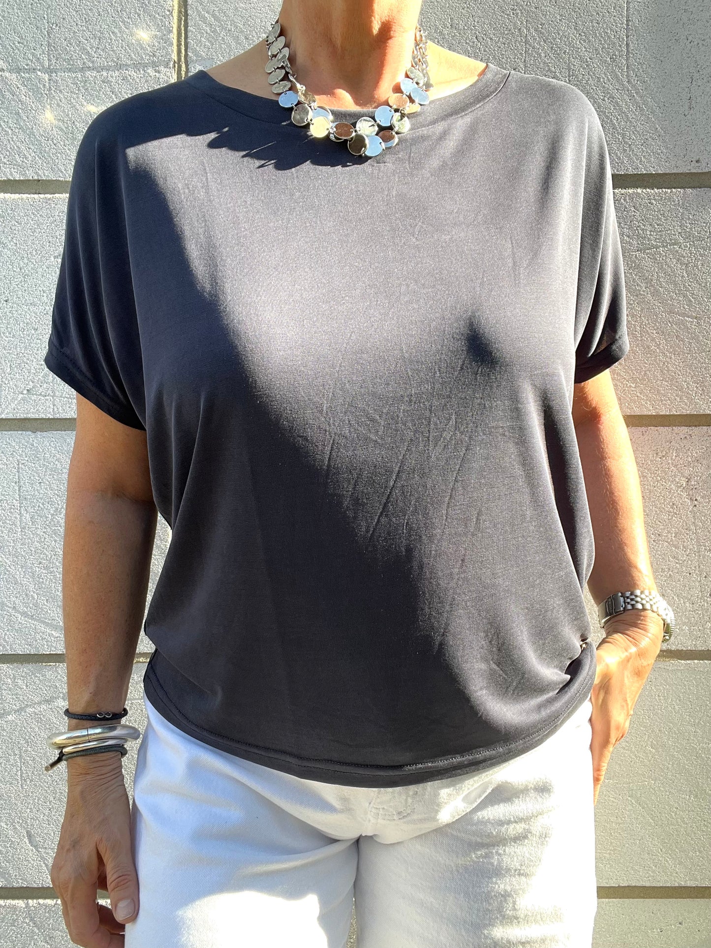 CONSTANZA t-shirt fluide navy