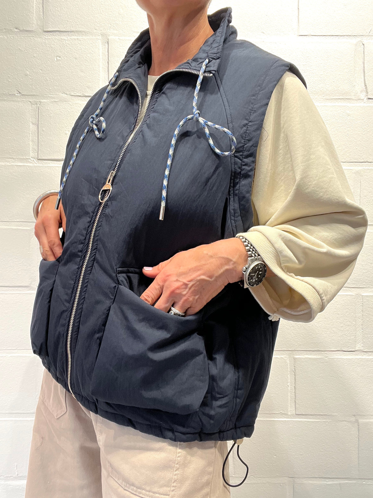 RITA veste body warmer navy