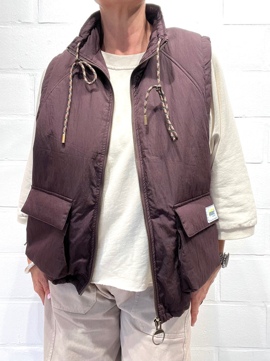 RITA veste body warmer wine
