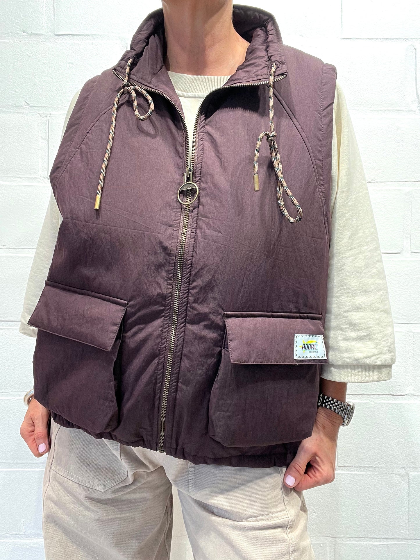 RITA veste body warmer wine