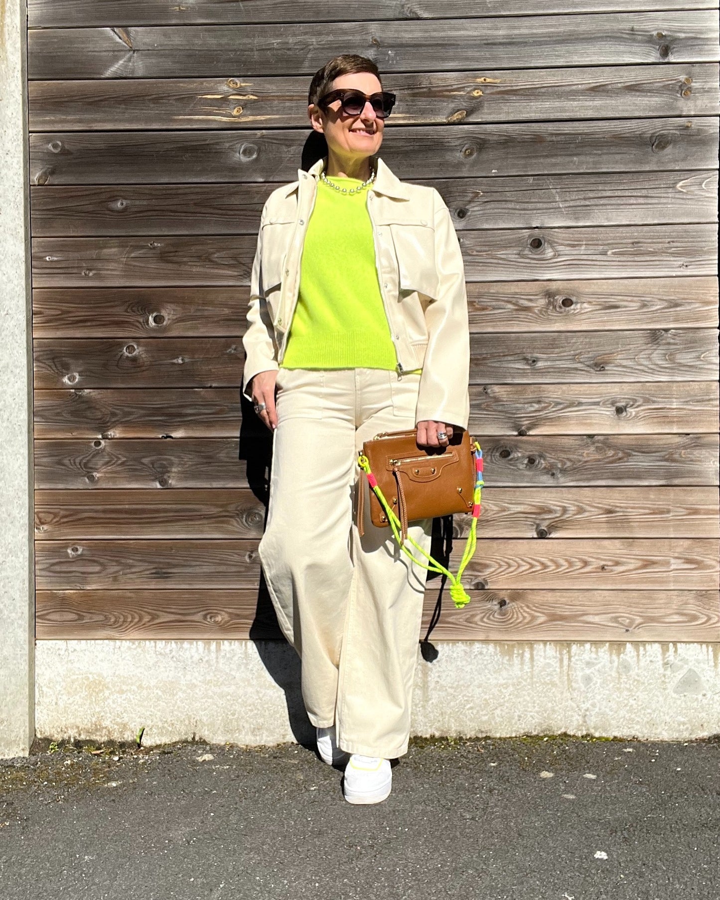 VANESSA veste bomber à maxi poches