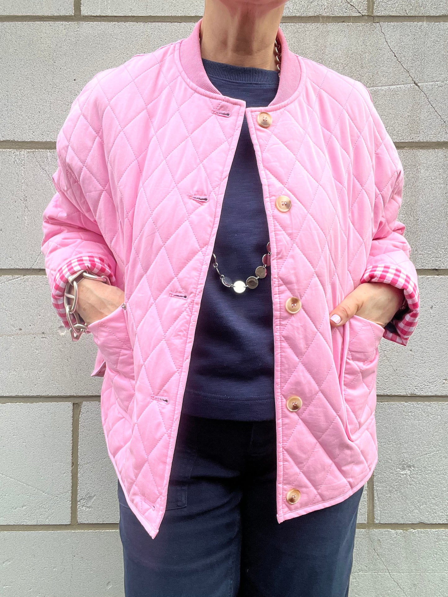 VITTORIA veste matelassée bubblegum