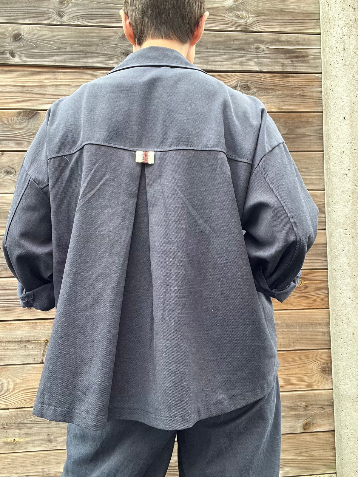 WED veste chemise navy