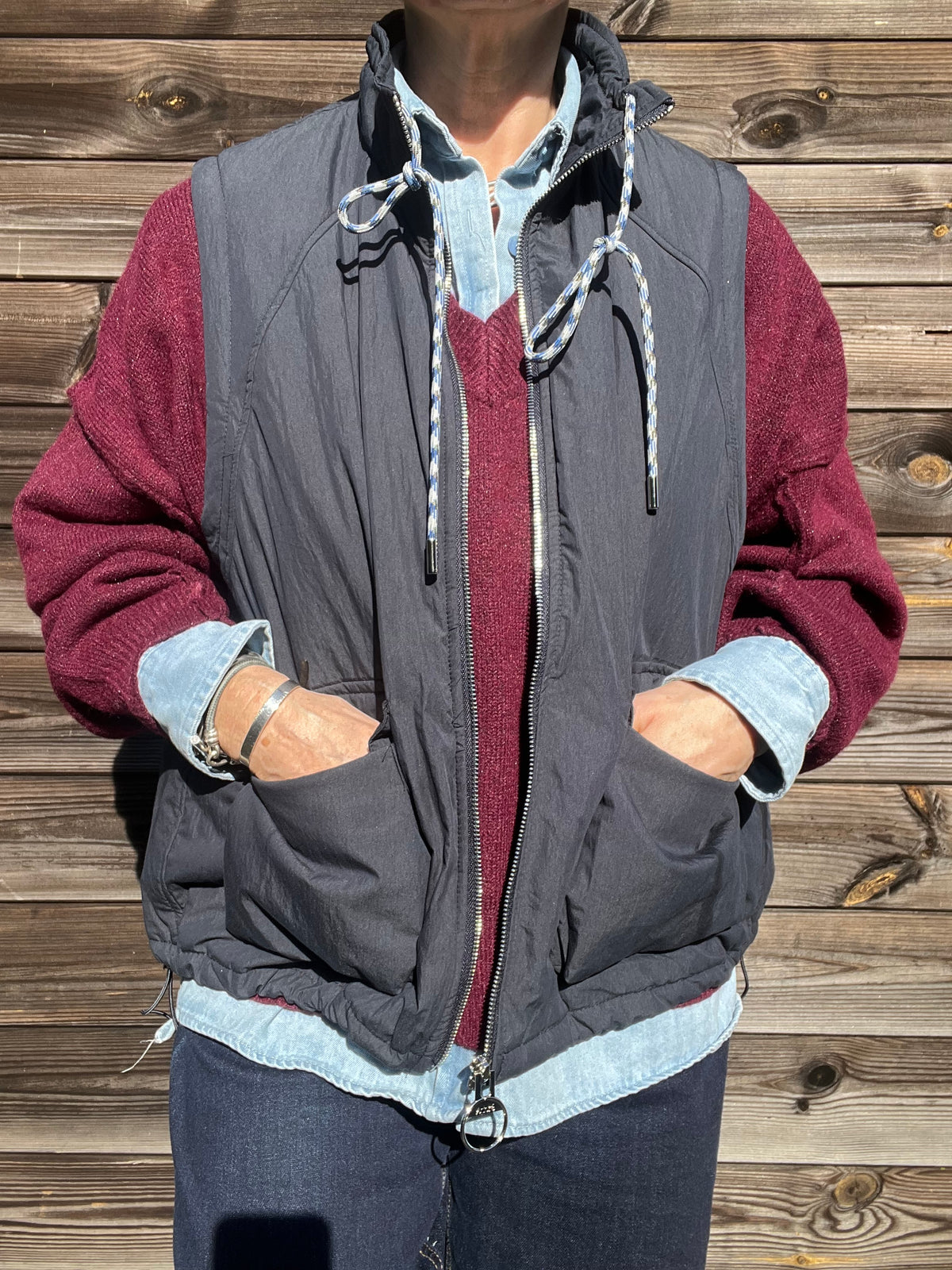 RITA veste body warmer navy