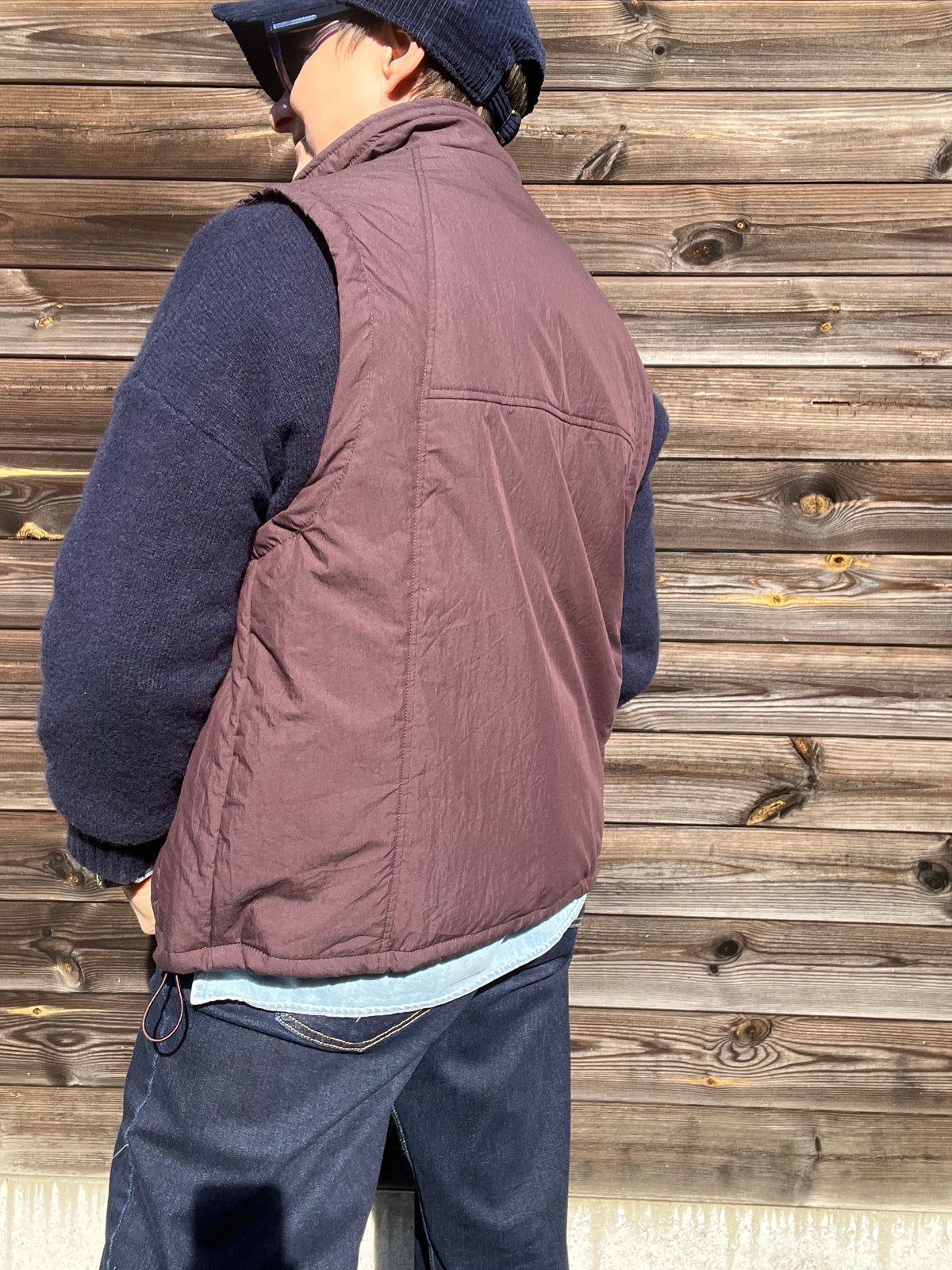 RITA veste body warmer wine